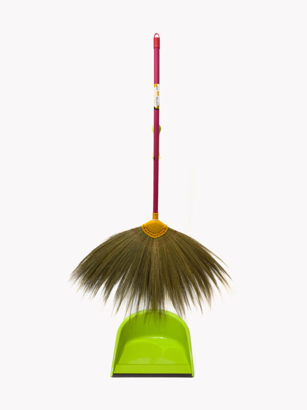 ชุดไม้กวาดดอกหญ้าพร้อมที่โกยผง