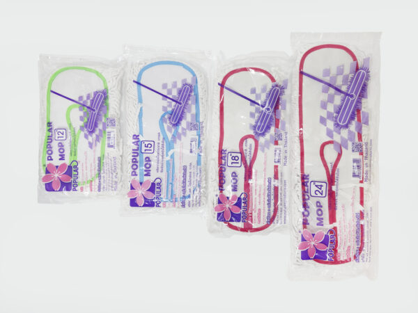 อะไหล่ผ้าม็อปดันฝุ่น ผ้าขาว